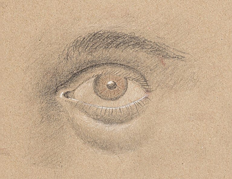Zeichnung eines Auges